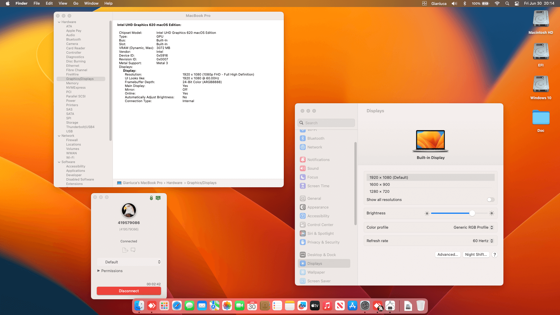 Dell Latitude 7390 2 in 1 3rd [KabyLake R   Intel UHD 620 + I2C + Touchscreen]   OpenCore 1